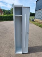 Grey Steel Locker Cabinet - Single Door Lockable Staff/ Gym Office Storage - Image 2