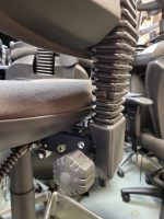 Draughtsman Office Chair High Back Ergonomic With Adjustable Height - Light Grey - Image 15