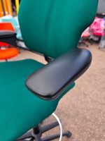 Humanscale Freedom Draughtsman Chair Tall Ergonomic Drafting Stool - Green - Image 6