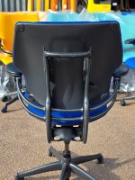 Humanscale Freedom Draughtsman Chair High Ergonomic Tall Office Seat - Navy Blue - Image 5