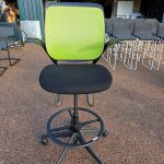 Steelcase Draughtsman Chair - Operator Adjustable Stool w/ Arms & Footrest R