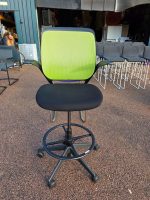 Steelcase Draughtsman Chair - Operator Adjustable Stool w/ Arms & Footrest R