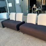 Modular Reception Sofa Modular Modern Seating - 2x Double and Compact Unit