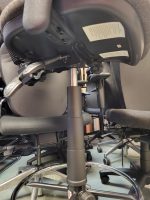 Draughtsman Office Chair Grey with Foot Ring & Arms | New Gas Lift | Refurbished - Image 4