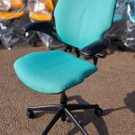 Humanscale Freedom Draughtsman Chair High Ergonomic Tall Office Seat - Jade