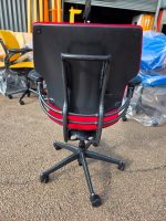 Humanscale Freedom Draughtsman Chair High Ergonomic Tall Office Seat - Red - Image 9