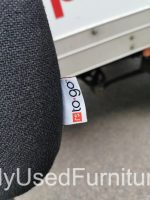 Draughtsman Ergonomic Office Chair High Back With Adjustable Foot Ring - Black - Image 7