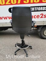 Draughtsman Chair High Back Ergonomic With Adjustable Arms and Foot Ring - Image 8