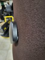 Draughtsman Black Chair Height Adjustable Office High Stool with Foot Ring - Image 4