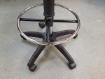 Draughtsman Chair Height Adjustable Office High Stool with Foot Ring - Blue - Image 12