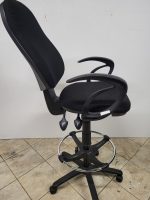 Draughtsman Office Chair High Back Ergonomic w/ Adjustable Height and Foot Ring