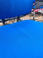 Humanscale Freedom Draughtsman Chair Tall Ergonomic Drafting Stool - Blue - Image 5