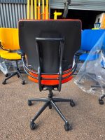 Humanscale Freedom Draughtsman Chair High Ergonomic Tall Office Seat - Orange - Image 5