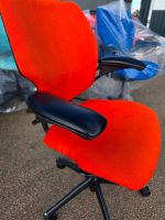 Humanscale Freedom Draughtsman Chair High Ergonomic Tall Office Seat - Orange - Image 6