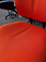 Humanscale Freedom Draughtsman Chair High Ergonomic Tall Office Seat - Orange - Image 11