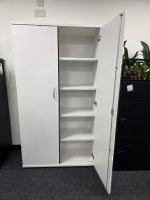 Kinnarps White Lockable Office Storage Cupboard Adjustable Shelves Cabinet - Image 5