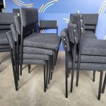 Used Padded Stacking Visitor Chair – Stackable Meeting/Conference Guest Chair 🚚
