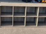 Open Shelves Bookcase Cupboard Low Height, 8-Cube Wooden Office Storage - 160cm - Image 4