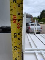 Haworth Rectangular Office Desk, Height Adjustable White Workstation - 120cm - Image 5