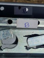 Double 2 Person White Bench Desk Back-to-Back Workstation with Cable Ports - Image 12