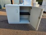Storage Cupboard White Lockable Cabinet with Adjustable Shelf - UK Delivery - Image 7