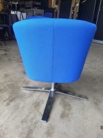 Orangebox Swivel Blue Chairs, Chrome Base - Set of 2 Reception / Living Room - Image 5