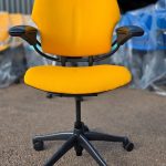 Humanscale Freedom Ergonomic Office Chair Yellow | Refurbished | Adjustable Arms
