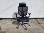 Used High Back Mesh Office Chair With Adjustable Headrest Ergonomic Task Seating - Image 3