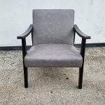 Dunelm Office Accent Grey Armchair - Reception / Living Room Visitor Modern Seat