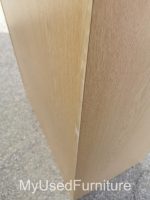 Office Wooden Storage Cupboard Sliding Shutter Door Tambour Cabinet - Grey - Image 7