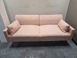 Connection "Leo" Reception Sofa 2 Person Pink Living Room Seat - UK Delivery