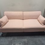 Connection "Leo" Reception Sofa 2 Person Pink Living Room Seat - UK Delivery