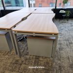Used Office Desk with Mobile Lockable Pedestal  - Multiple Units in Stock