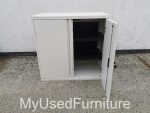 White Storage Office Cupboard Lockable Office Cupboard Adjustable Shelves
