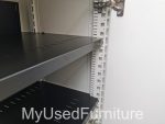 White Storage Office Cupboard Lockable Office Cupboard Adjustable Shelves - Image 10