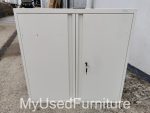 White Storage Office Cupboard Lockable Office Cupboard Adjustable Shelves - Image 21