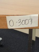 Flip Top Office Desk Half Moon Wooden Chromed Legs on Wheels Modern Design - Image 18