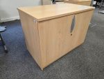 Used Low Storage Cupboard Lockable Office Cupboard with Adjustable Shelf - Image 8