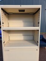 Office Tall Storage Cabinet Lockable Combi Cupboard - 3 Drawers, 2 Open Sections - Image 20