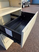 Office Tall Storage Cabinet Lockable Combi Cupboard - 3 Drawers, 2 Open Sections - Image 24