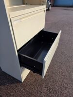 Office Tall Storage Cabinet Lockable Combi Cupboard - 3 Drawers, 2 Open Sections - Image 25