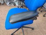 Humanscale Freedom Office Chair High Ergonomic Upholstered Seat - Royal Blue - Image 8
