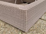 Manutti Aspen Outdoor Sun Lounger – Old Grey Wicker w/ Cushions Used Recliner - Image 5