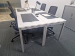 Used White Office Desk With Drawers 1200mm – Rectangular Computer Workstation 🚚