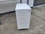 Used White Office Desk With Drawers 1200mm – Rectangular Computer Workstation 🚚 - Image 6