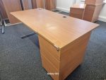 Used Office Desk With Matching Cabinet – 🚚  Fast UK Delivery 🚚 - Image 5