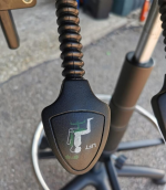 Used Draughtsman Blue Chair Height Adjustable Office High Stool with Foot Ring - Image 16