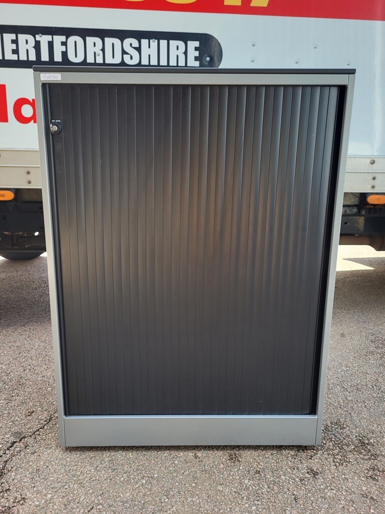 30954758841770116051 Steel Tambour Sliding Door Office Cupboard Lockable. SET OF 3 UNITS - Image 1