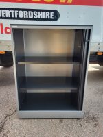 Steel Tambour Sliding Door Office Cupboard Lockable. SET OF 3 UNITS - Image 3