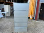Office Tall Filing Cabinet Lockable w/ Foolscap Suspension and Top Compartment - Image 24